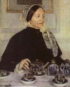 Mary Cassatt Lady at the Tea Table Spain oil painting artist